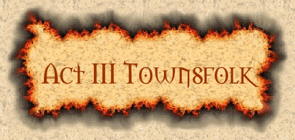 Act III Townsfolk