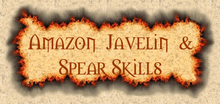 Amazon Javelin and Spear Skills