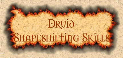 Druid Shapeshifting Skills