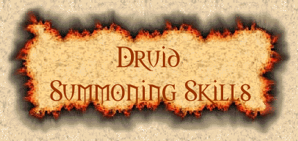 Druid Summoning Skills
