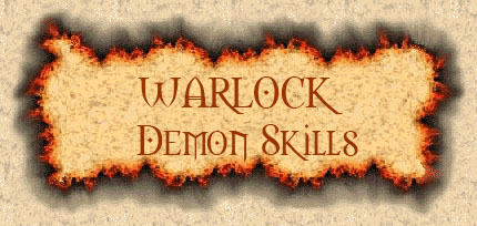 Warlock Demon Skills